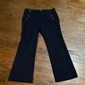Gap button front dress pants stretch size 6